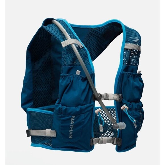 Nathan Vapor Air Lite 4L L- XXL Unisex Marine Blue NWT Hydration Vest $130 - Picture 11 of 13